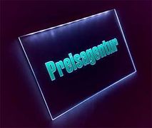 LED Gravur Leuchtschild - Werbeschild PREISAGENTUR